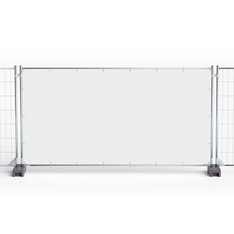 Bauzaunbanner 3400 × 1730 mm Anwendungsbeispiel Bauzaunbanner