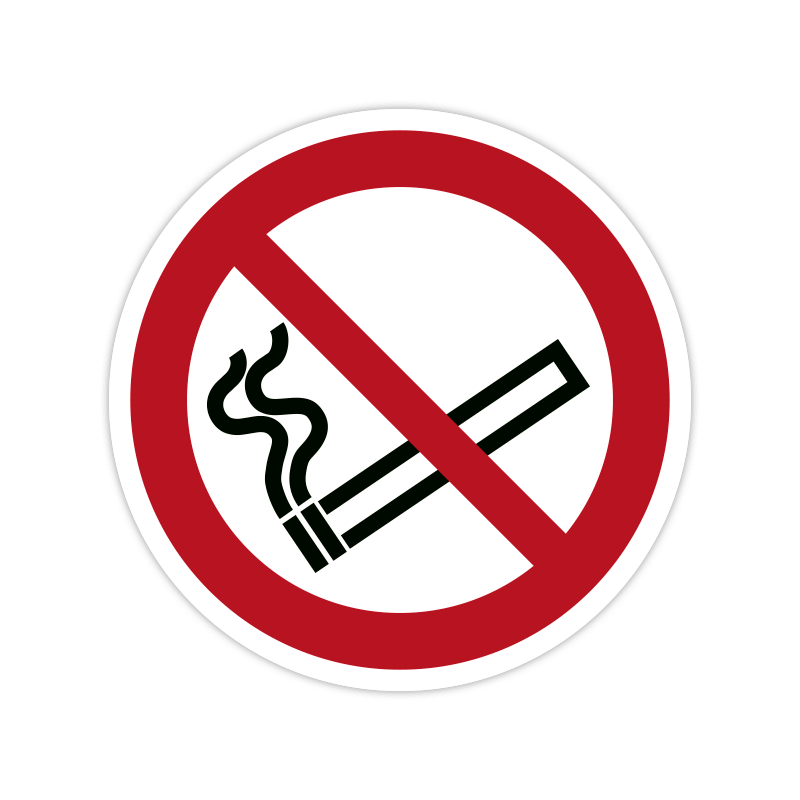 Verbotszeichen P002 Rauchen verboten Verbotszeichen P002 Rauchen verboten