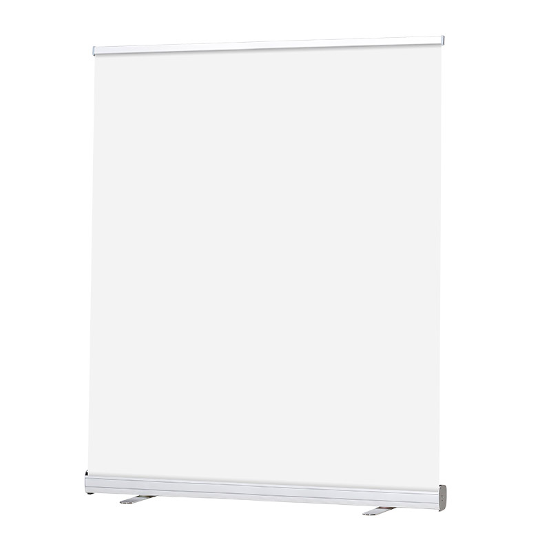 Roll-Up-Display Modell Video-Hintergrund Roll-Up-Display blanko