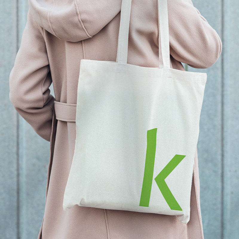 Baumwolltaschen Fairtrade Baumwolle Baumwolltaschen mit Flexdruck (natur)