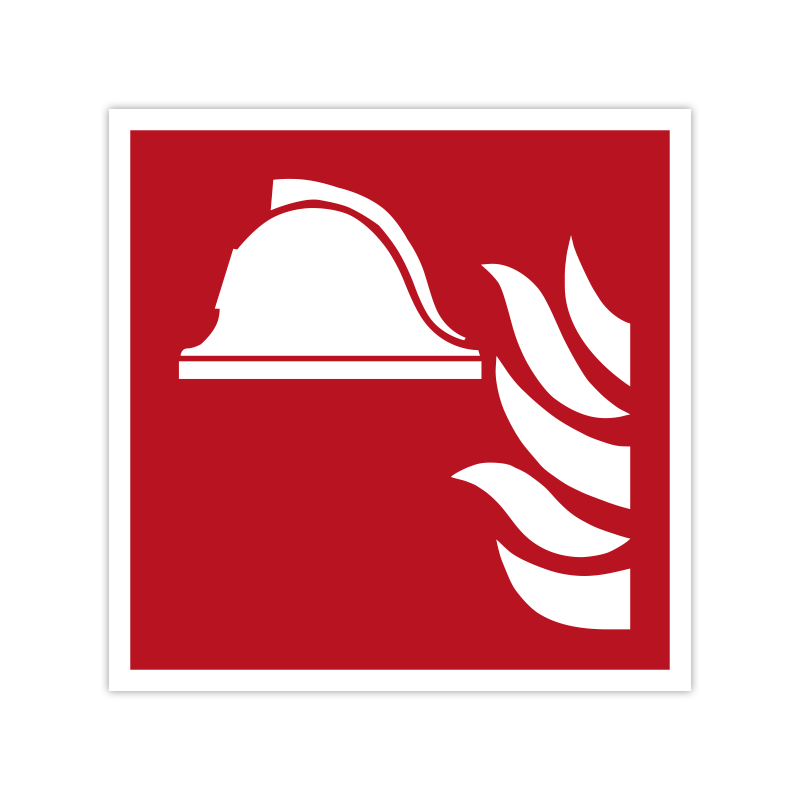 Brandschutzzeichen F004 Mittel und Geräte zur Brandbekämpfung