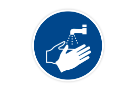 Gebotszeichen M011 Hände waschen