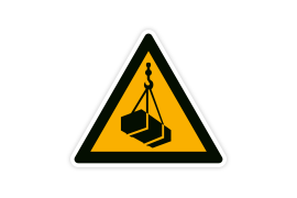 Warnzeichen W015 Schwebende Last