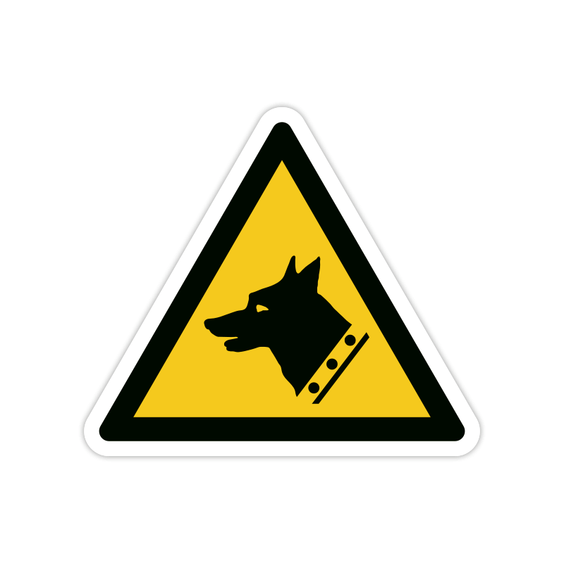 Warnzeichen W013 Wachhund