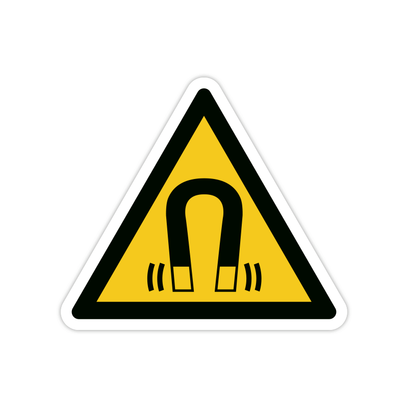 Warnzeichen W006 Magnetisches Feld