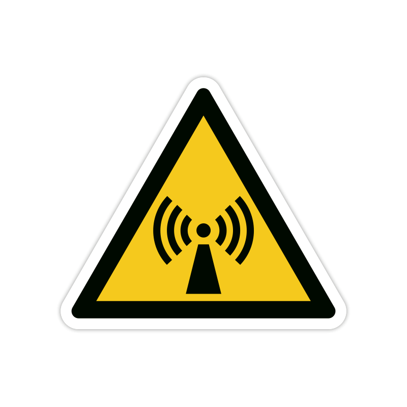 Warnzeichen W005 Elektromagnetisches Feld