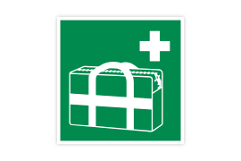 Rettungszeichen E027 Medizinischer Notfallkoffer
