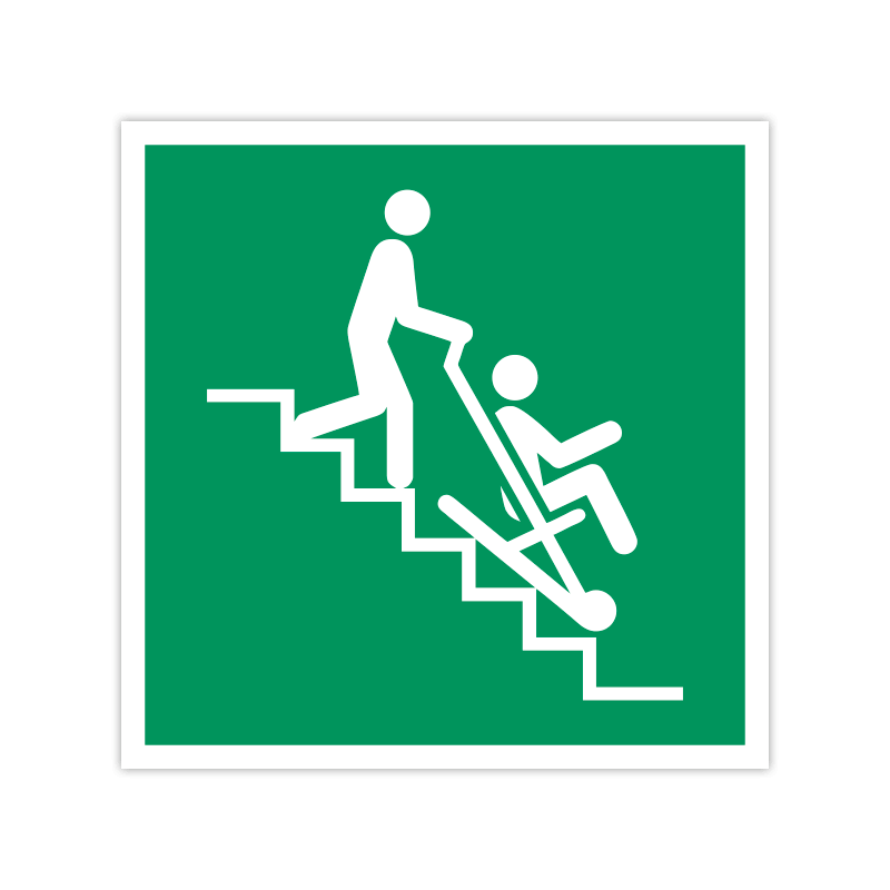 Rettungszeichen E060 Rettungsstuhl