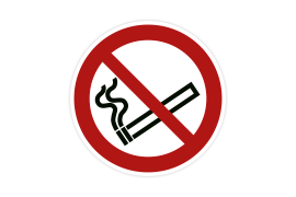 Verbotszeichen P002 Rauchen verboten