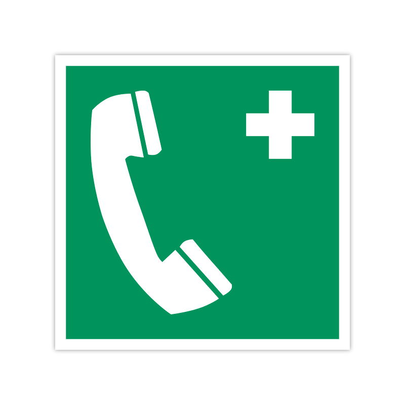 Rettungszeichen E004 Notruftelefon