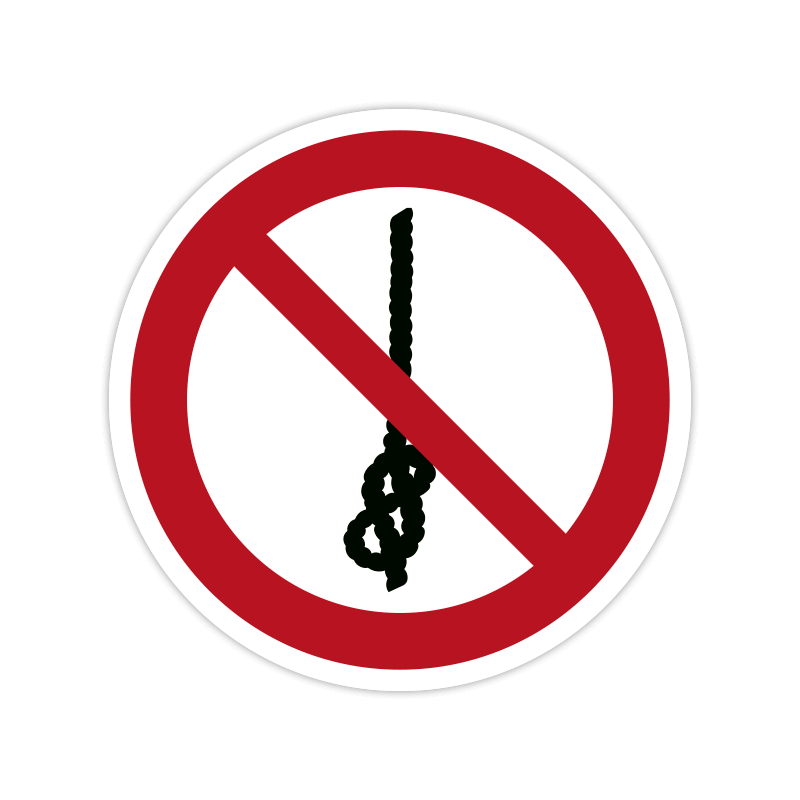 Verbotszeichen P030 Knoten verboten 