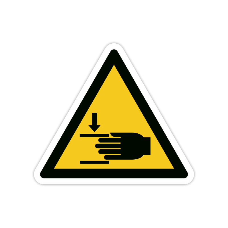 Warnzeichen W024 Handverletzungen