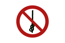 Verbotszeichen P030 Knoten verboten 
