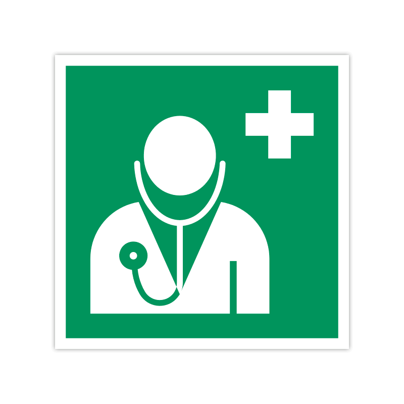 Rettungszeichen E009 Arzt