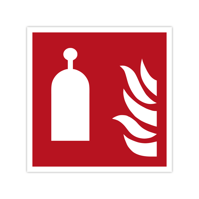 Brandschutzzeichen F014 Auslösestation für Raumschutz